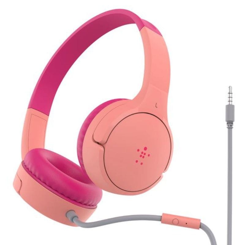 Belkin SoundForm Mini Rosa - Auscultadores para crianças - Item