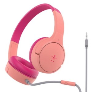 Belkin SoundForm Mini Rosa - Auriculares para Niños