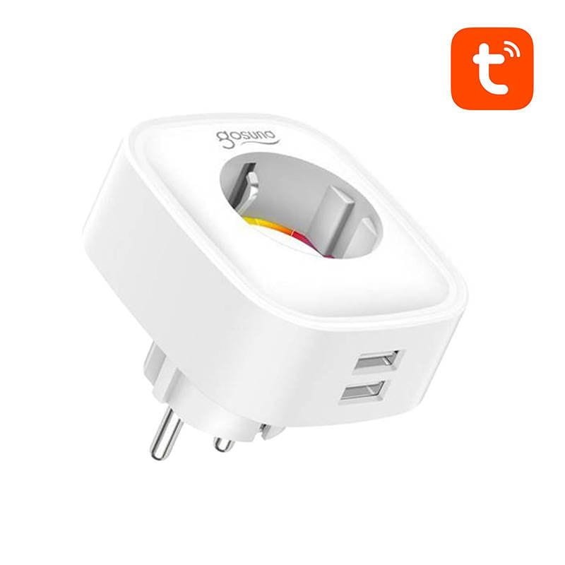 Gosund SP112 16 A WLAN 2,4 GHz USB 2,1 A x 2 Blanc - Prise intelligente - Ítem1