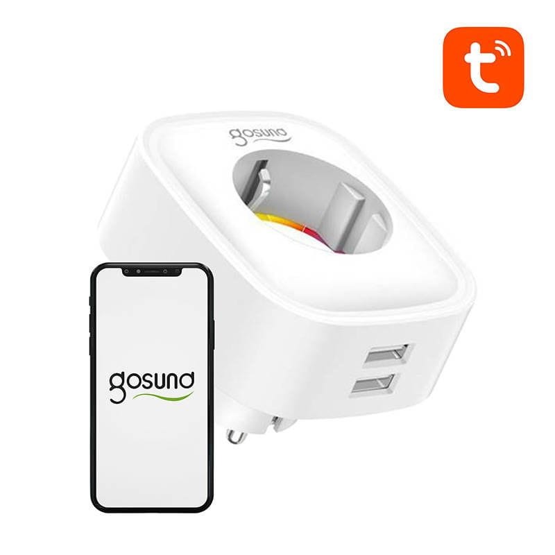 Gosund SP112 16 A WLAN 2,4 GHz USB 2,1 A x 2 Blanc - Prise intelligente - Ítem3