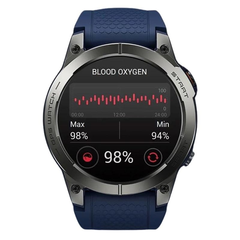 Zeblaze Stratos 3 Pro Azul - Reloj inteligente con pantalla AMOLED HD - Ítem1