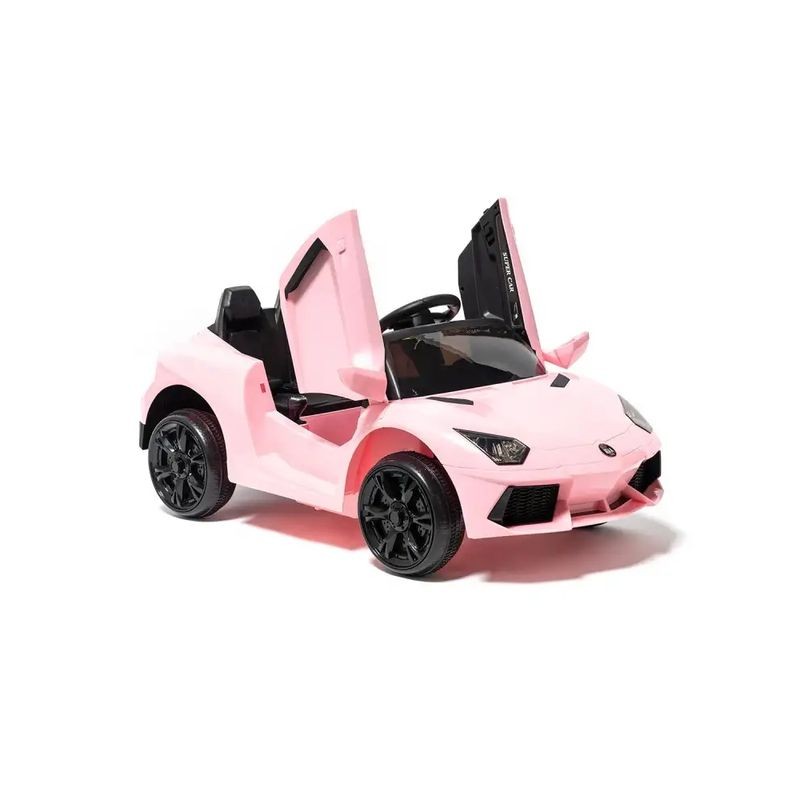 Super Sports Lamborghini Style 12V Rose - Voiture électrique pour enfants - Ítem2