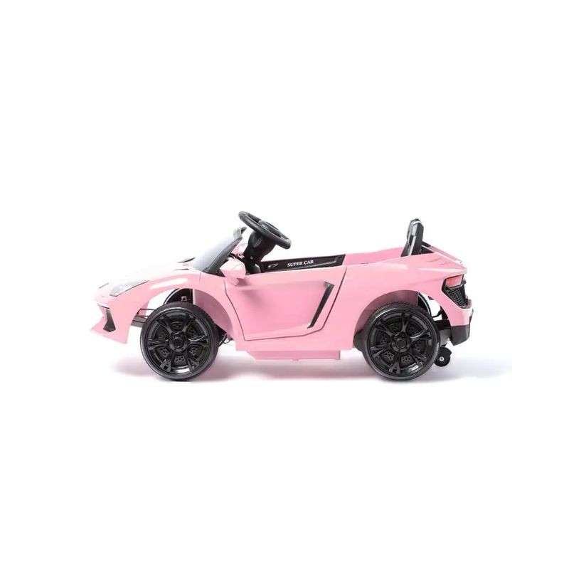 Super Sports Lamborghini Style 12V Rose - Voiture électrique pour enfants - Ítem4