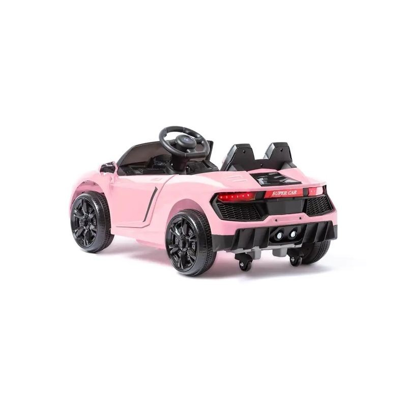 Super Sports Lamborghini Style 12V Rose - Voiture électrique pour enfants - Ítem6