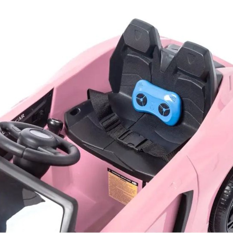 Super Sports Lamborghini Style 12V Rose - Voiture électrique pour enfants - Ítem10