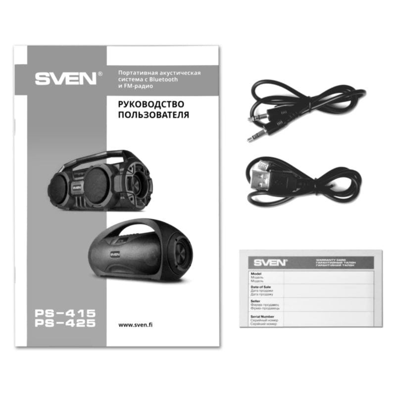 SVEN PS-415 12W Bluetooth Noir - Enceinte - Ítem5