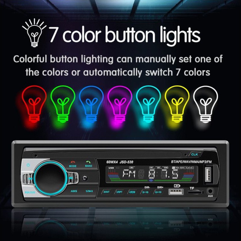 Autorradio 1 DIN SWM 530L Bluetooth Negro - Ítem2