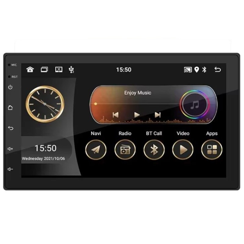 Autorrádio 2 DIN SWM 9101-J 2GB/64GB GPS Carplay/Android Auto Preto - Item