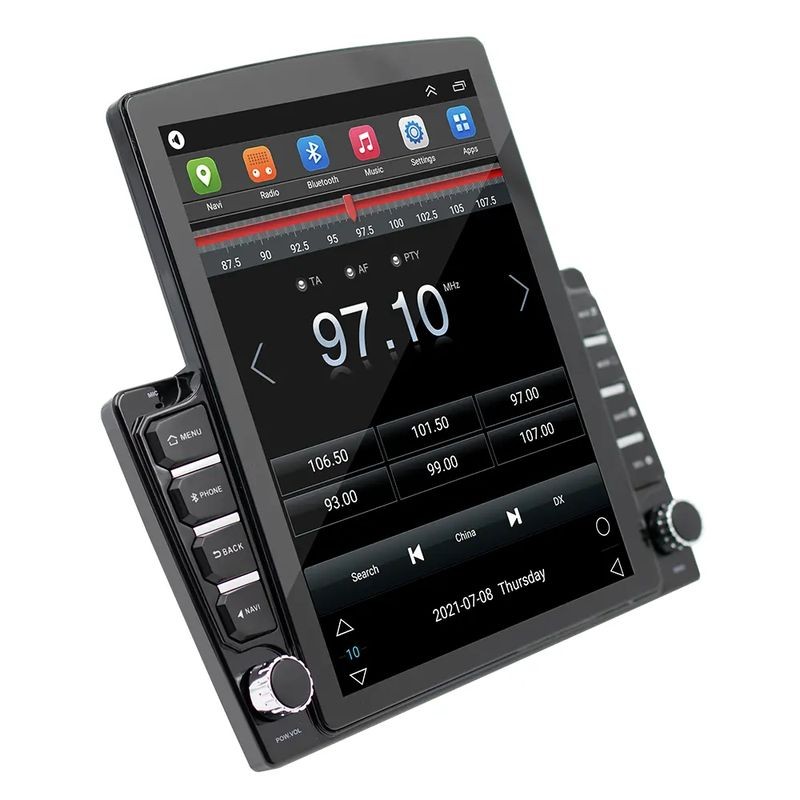 Autorrádio 1 DIN SWM 9790-J 2GB/64GB GPS Carplay/Android Auto Preto - Item1