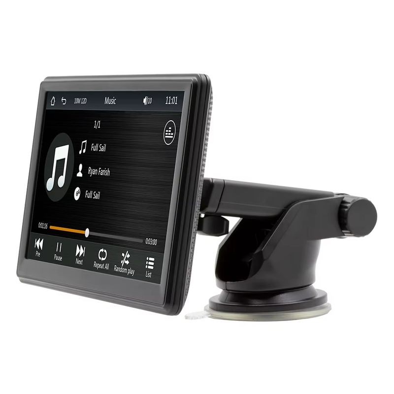 Ecrã tátil universal SWM B500L 7 polegadas Carplay/Android Auto sem fios Preto - Leitor multimédia para automóvel - Item1