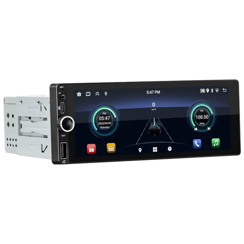 Autorrádio 1 DIN SWM D6021A 2GB/64GB GPS Carplay/Android Auto Preto - Item