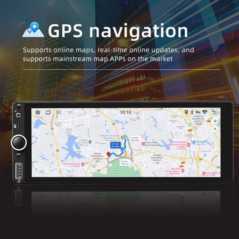 Autorrádio 1 DIN SWM D6021A 2GB/64GB GPS Carplay/Android Auto Preto - Item5