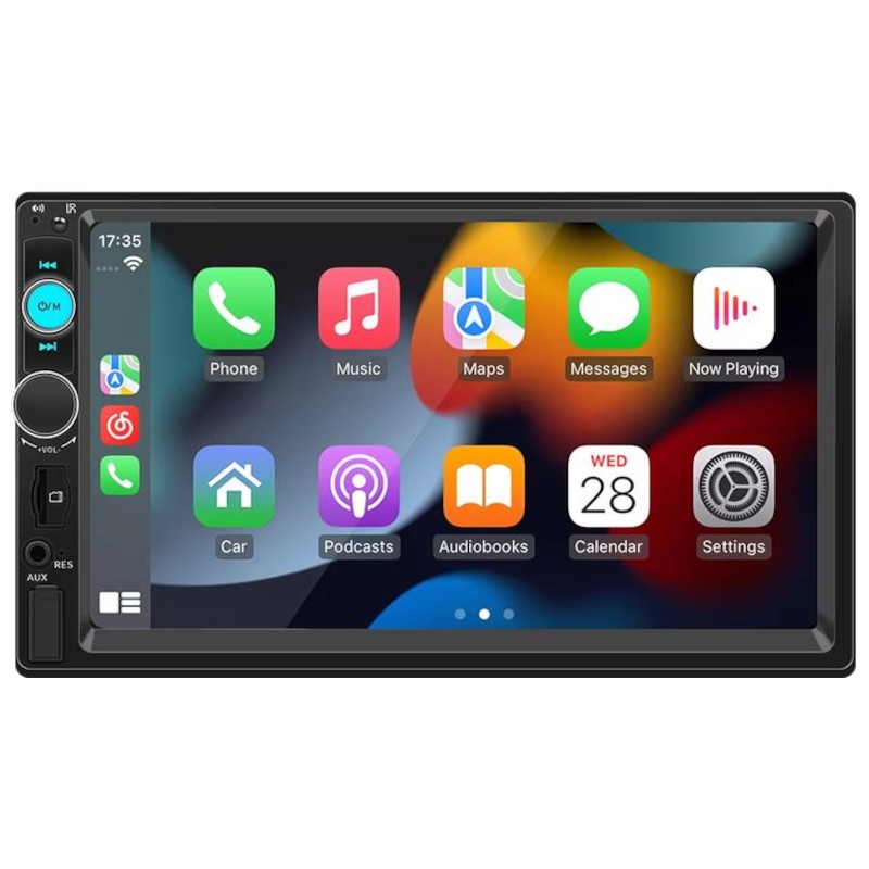 Autorrádio 2 DIN SWM F7010C 7 polegadas Bluetooth/Carplay USB Preto - Item