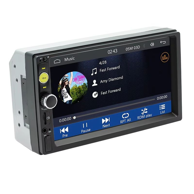 Autorrádio 2 DIN SWM F7010C 7 polegadas Bluetooth/Carplay USB Preto - Item1