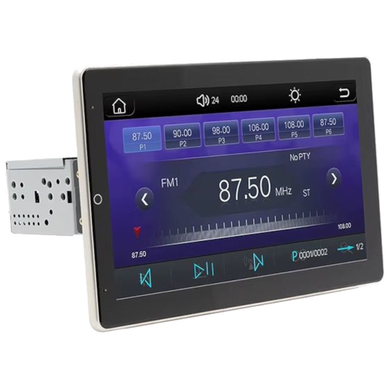 Autorrádio 1 DIN SWM YT-9930L 10.1 polegadas Bluetooth/Carplay Sem Fio USB Preto - Item