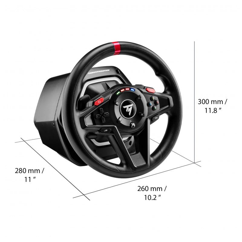 Thrustmaster T128 Volante USB Preto + Pedais Analógicos PC, Xbox, Xbox One - Item5