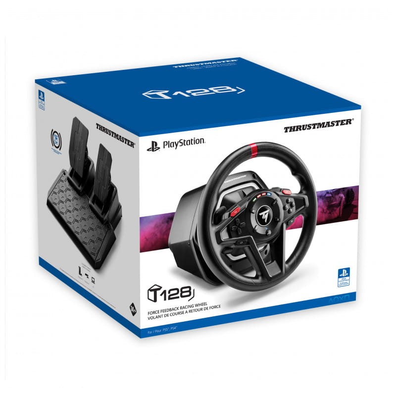 Thrustmaster T128 Negro USB Volante + Pedales Analógico PC, PlayStation 4, PlayStation 5 - Ítem5