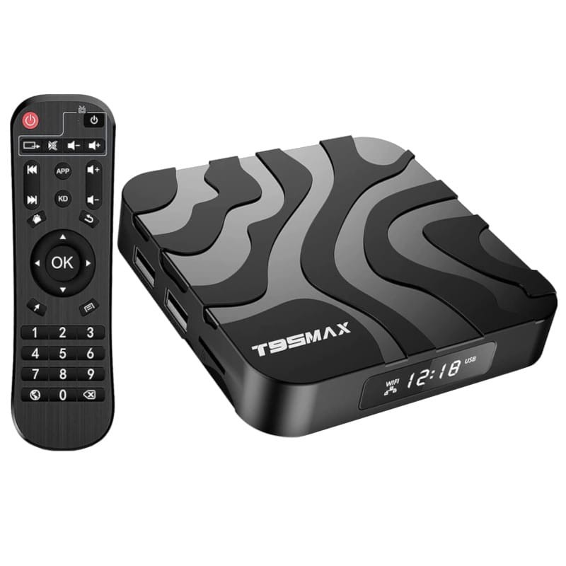 T95 Max H618 1GB/8GB Dual Wifi Bluetooth Android 12 - Android TV - Ítem