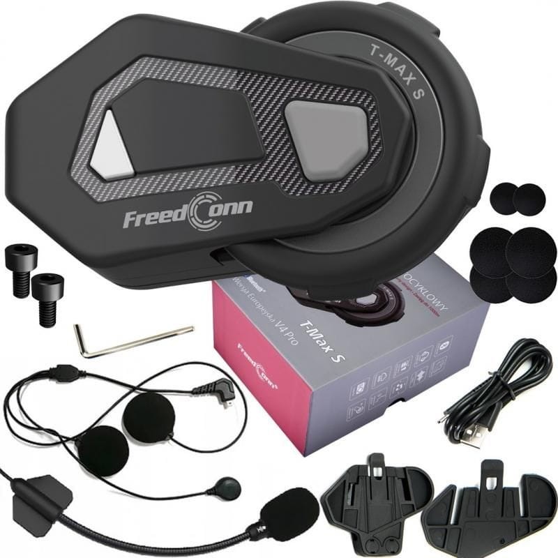 FreedConn T-MAXS Mesh Conversation simultanée pour 6 pilotes - Intercom moto - Ítem3