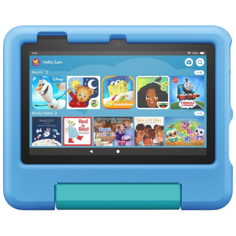 Tablette Enfant Bleue D'apprentissage Pour Enfants, 7 Pouces Hd