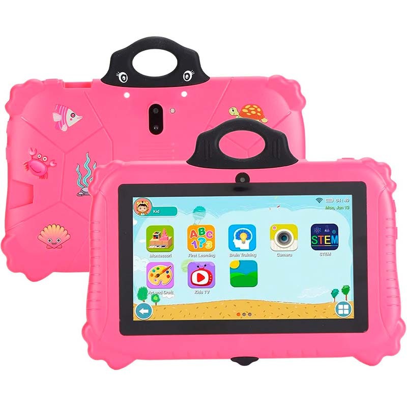 Powerbasics MT6735 2GB/16GB Panda Rosa - Tablet para niños - Ítem