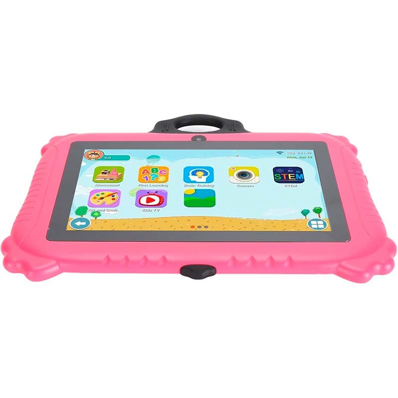 Powerbasics MT6735 2GB/16GB Panda Rosa - Tablet para niños - Ítem1