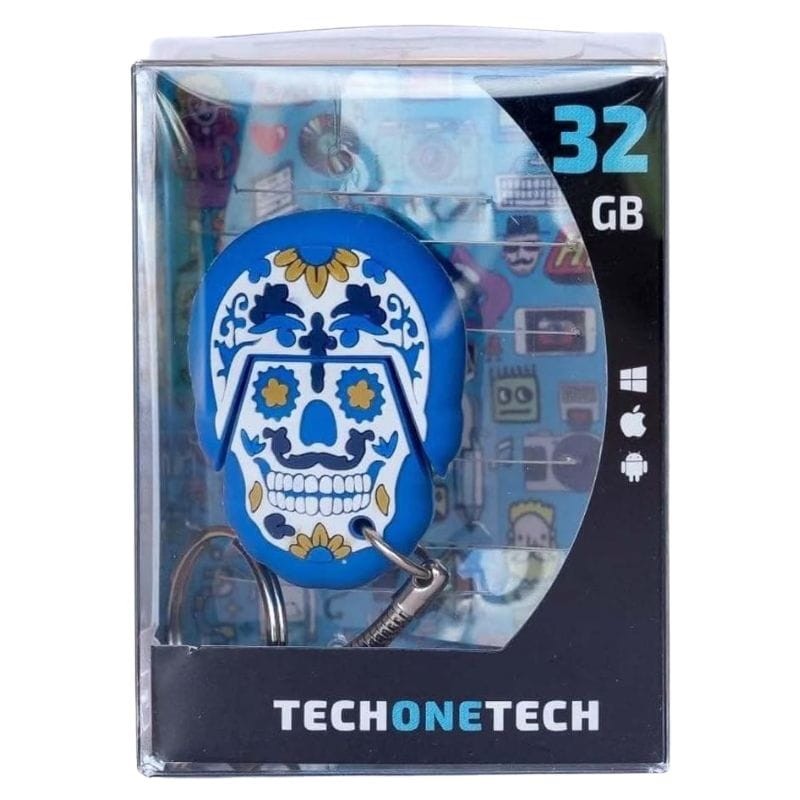 Tech One Tech Calavera Blue Monday USB 2.0 - Ítem2