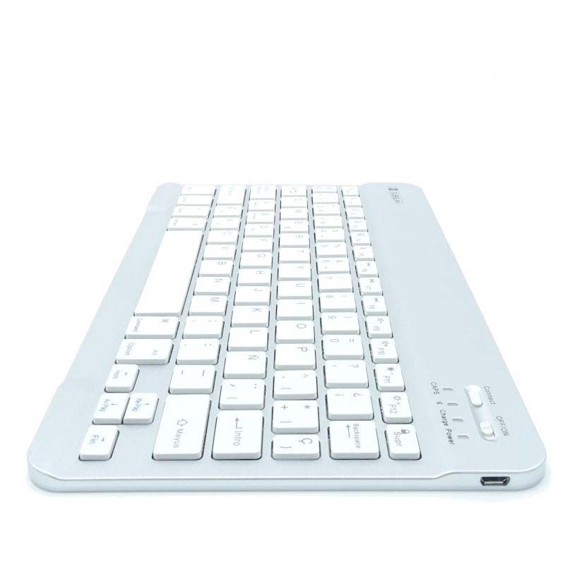 SUBBLIM Teclado Bluetooth Smart para Android, Mac, OS e Windows Prateado - Item2