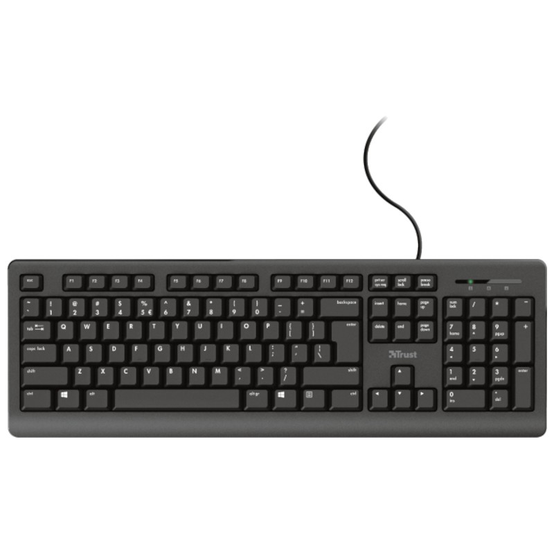 Teclado de Membrana Trust TK-150 USB Negro - Ítem