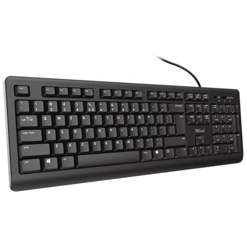 Teclado de Membrana Trust TK-150 USB Negro - Ítem1