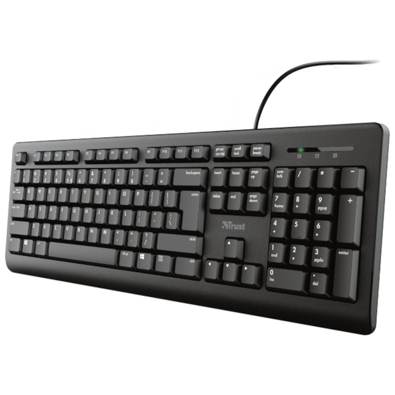 Teclado de Membrana Trust TK-150 USB Negro - Ítem2