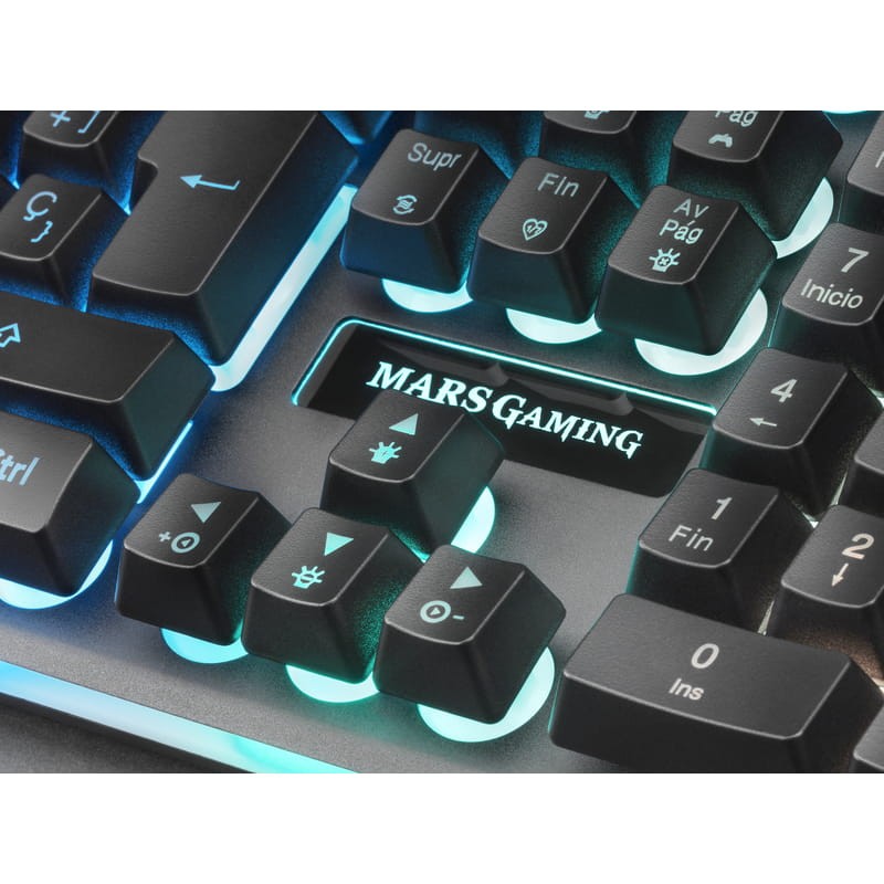 Teclado Gaming Mars Gaming MK320 RGB USB Negro - Ítem4