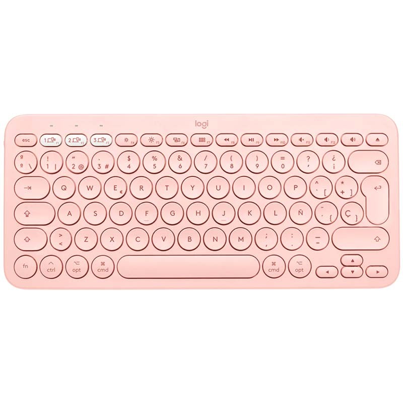 Teclado sem fio Logitech K380 Rosa ES layout - Item