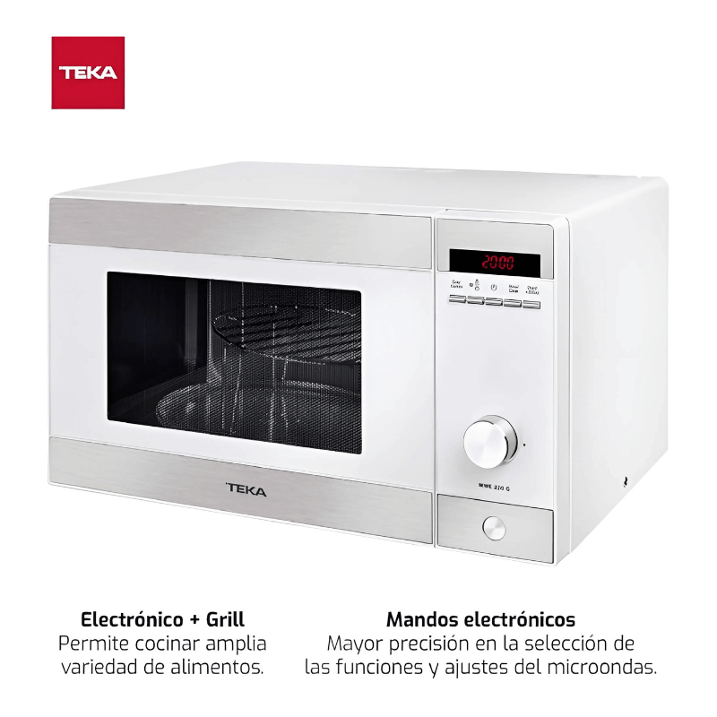 Teka MWE 230 G 23L 800 W Prata/Branco - Forno micro-ondas - Item4