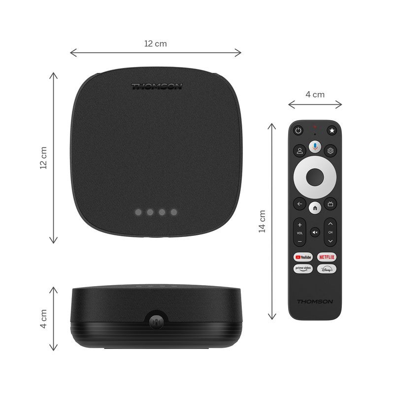 Thomson Streaming Box Plus 270 S905X4-B 3Go/32Go 4K UHD Google TV Noir - Android TV - Ítem2