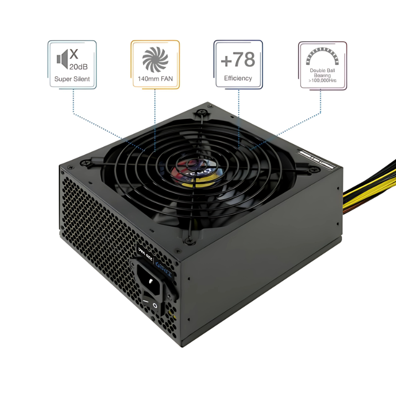 TooQ TQAPOLO-700SP 700 W ATX Negro - Fuente de alimentación - Ítem1