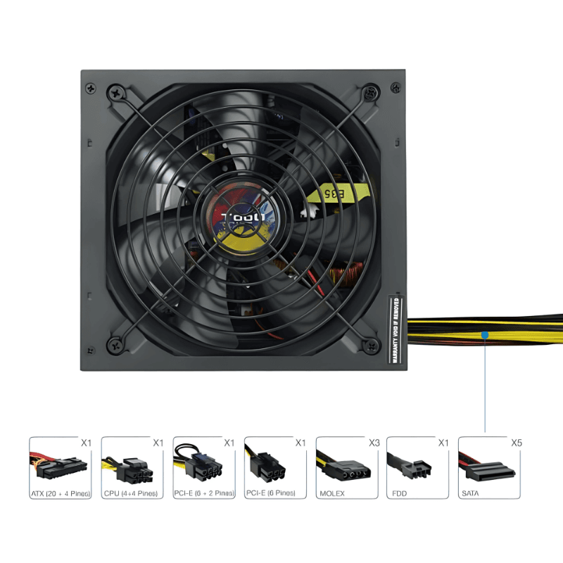 TooQ TQAPOLO-700SP 700 W ATX Negro - Fuente de alimentación - Ítem2