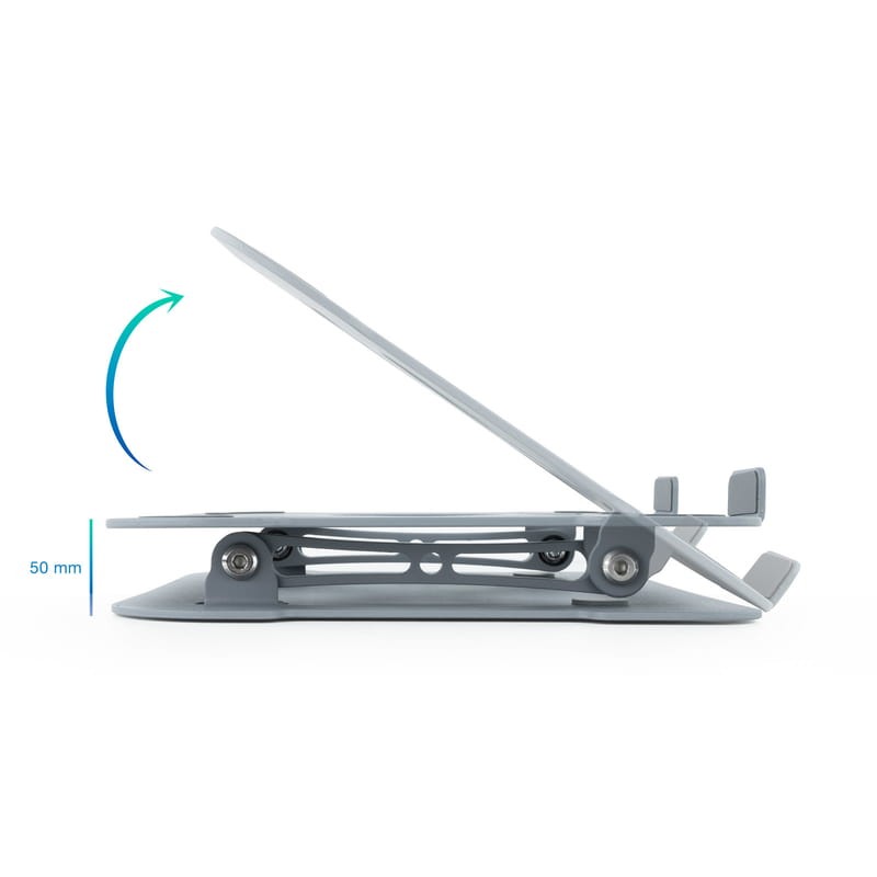 TooQ TQLRS0012-AL-G Gris - Soporte Elevador Ajustable para portátiles - Ítem4