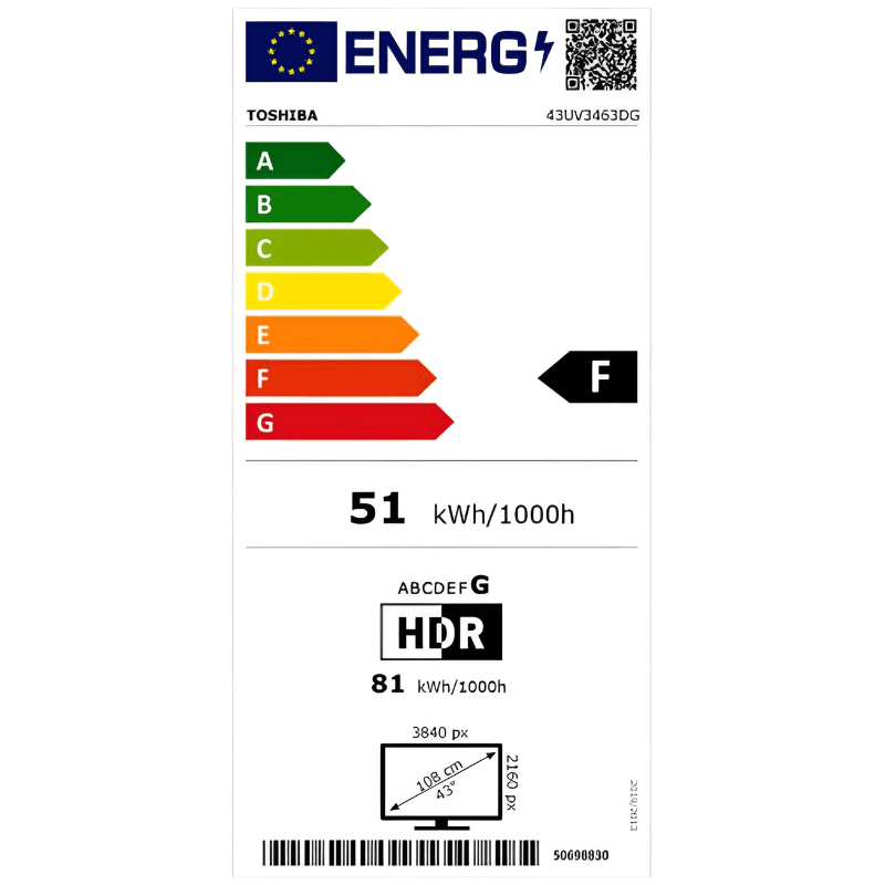 Toshiba 43UV3463DG 43 4K UHD DLED Smart TV Preto - Televisão - Item6