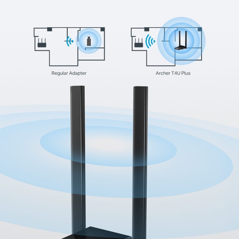 TP-Link Archer T4U Plus Adaptador WiFi USB AC1300 - Item5