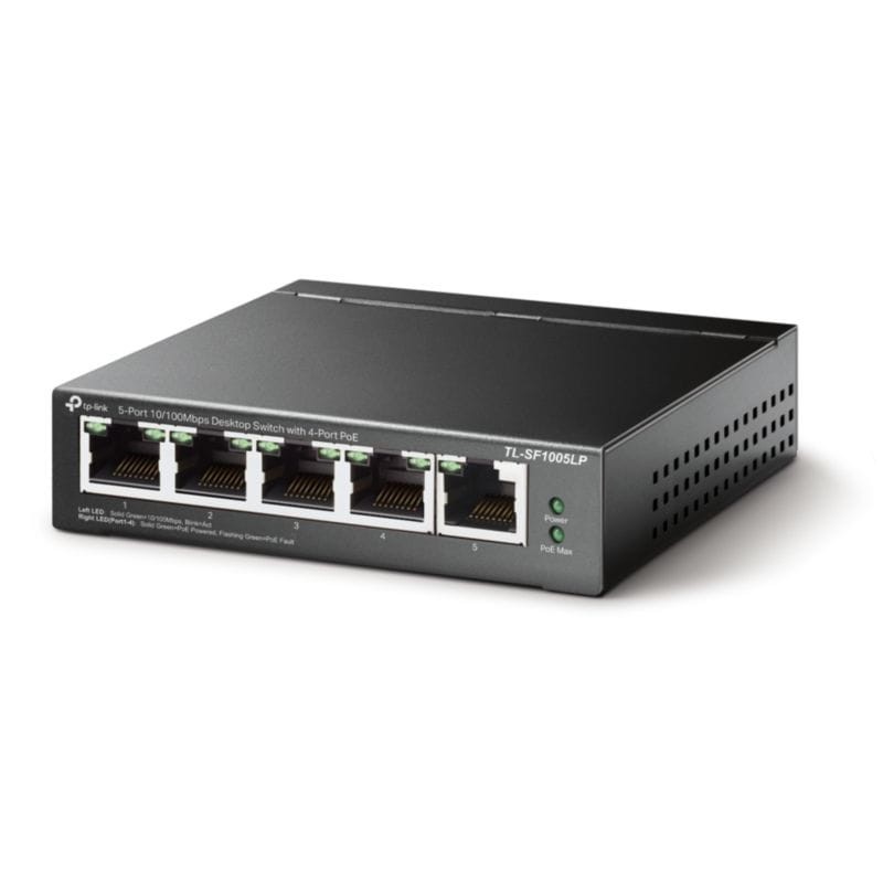 TP-Link TL-SF1005LP PoE Preto - Switch - Item