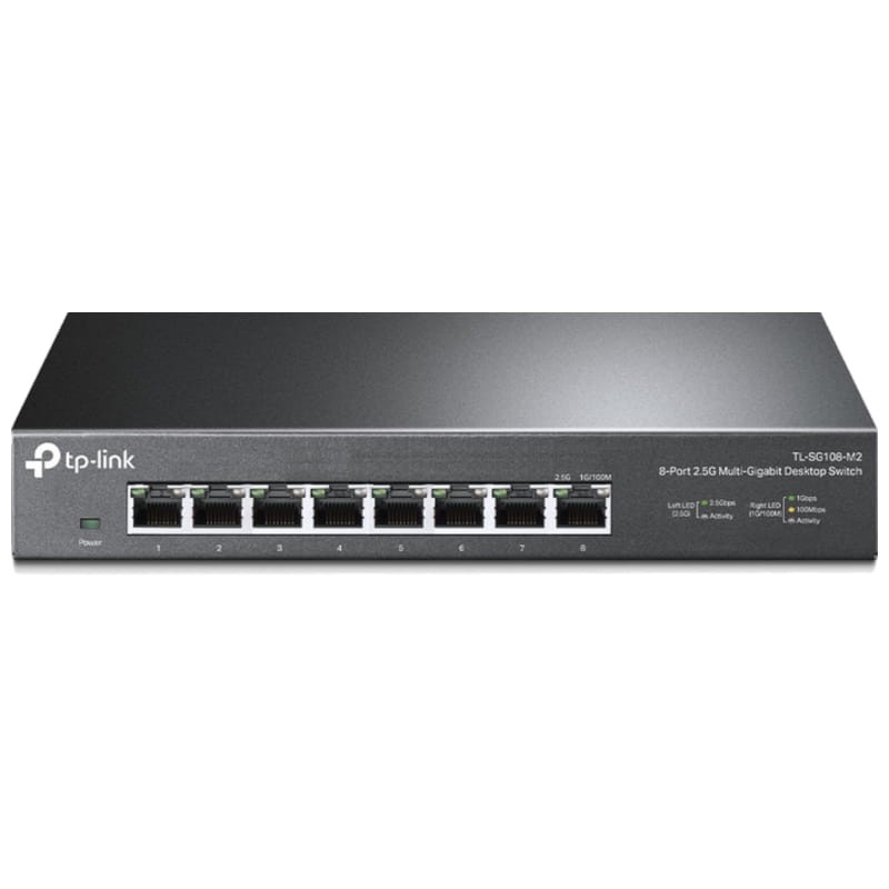 TP-Link TL-SG108-M2 8 Puertos x 2,5 Gbps Negro - Switch - Ítem