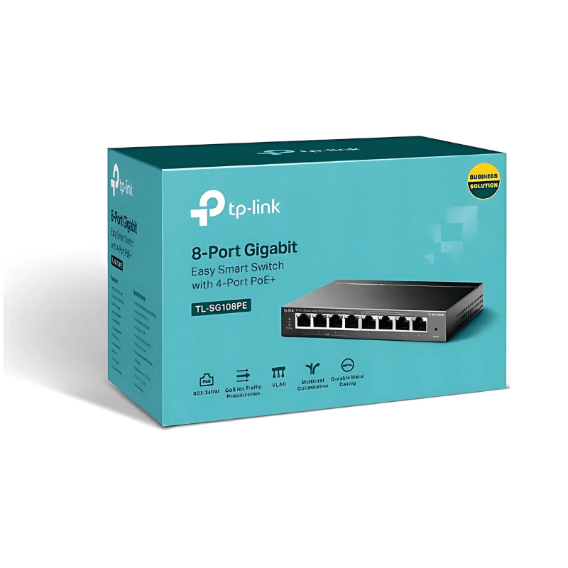 TP-Link TL-SG108PE L2 Gigabit Ethernet 10/100/1000 PoE Negro - Switch - Ítem4