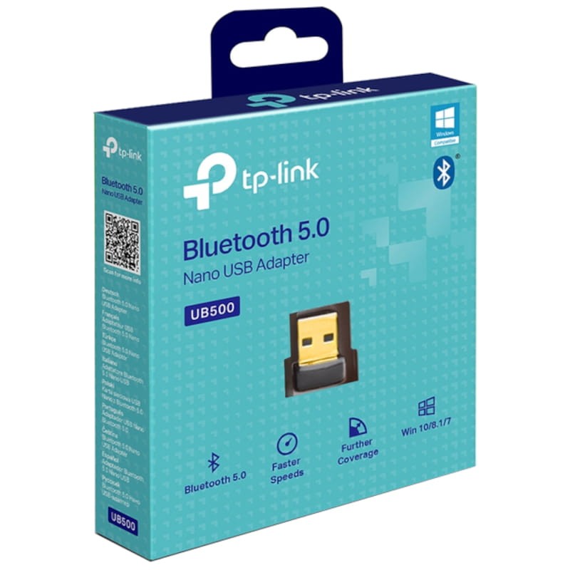 TP-Link UB500 Nano USB Bluetooth 5.0 Negro - Adaptador - Ítem5