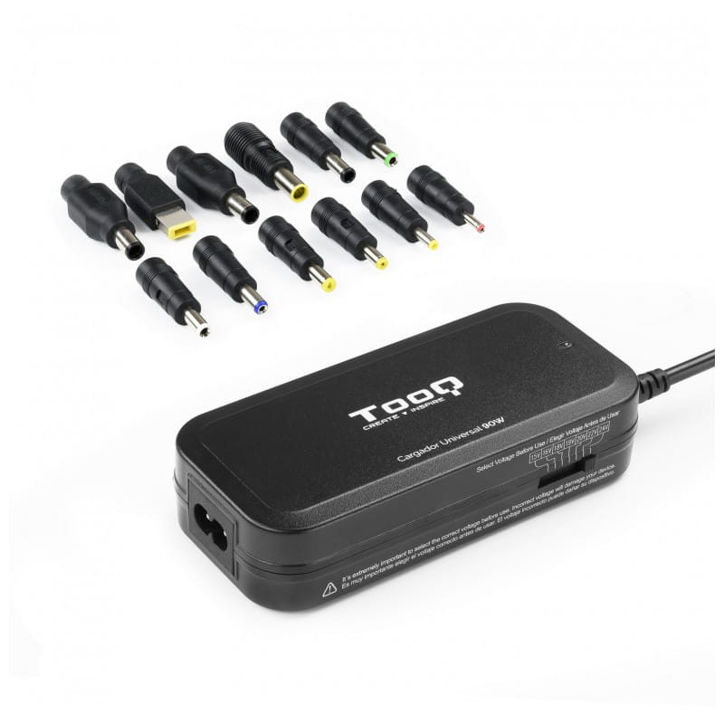 TooQ TQLC-90BS02M 90W USB 2.0 Negro - Cargador universal - Ítem2