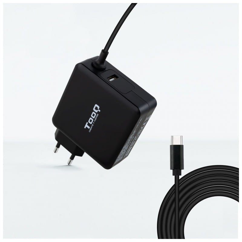 TooQ TQLC-USBC65PD 65W USB Negro - Cargador portátil - Ítem