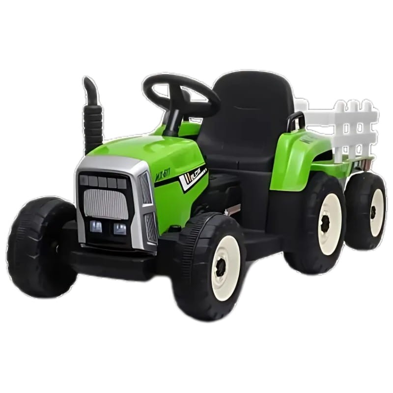 Trator Ceres com Reboque Verde - Carro Elétrico para Crianças - Item