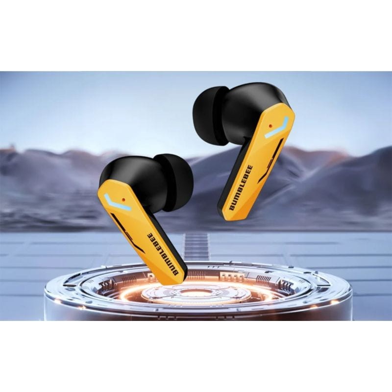 TWS Transformers TF-T10 Bluetooth Amarillo - Auriculares Inalámbricos - Ítem1