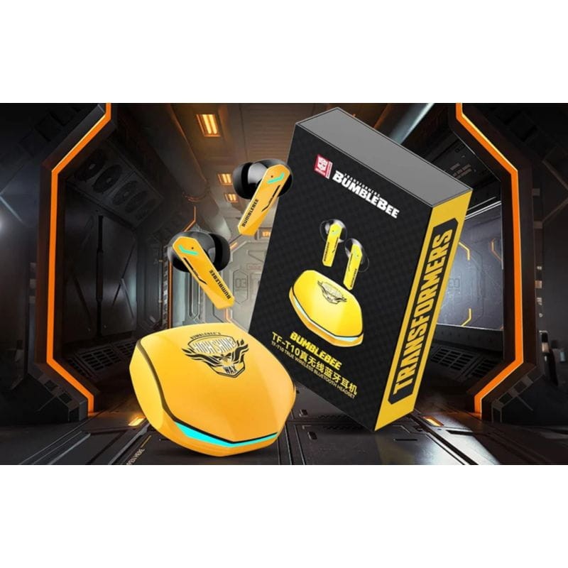 TWS Transformers TF-T10 Bluetooth Amarillo - Auriculares Inalámbricos - Ítem2