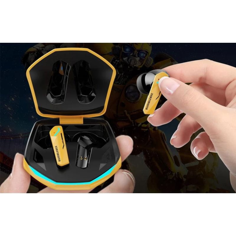 TWS Transformers TF-T10 Bluetooth Amarillo - Auriculares Inalámbricos - Ítem3